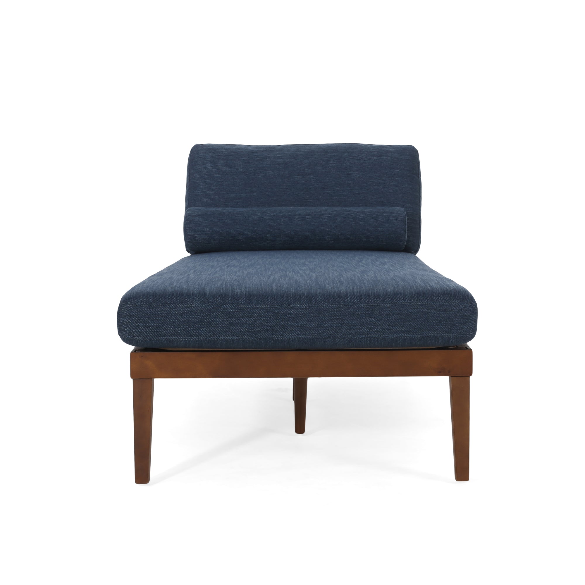 Minimal Navy Blue Chaise Lounge