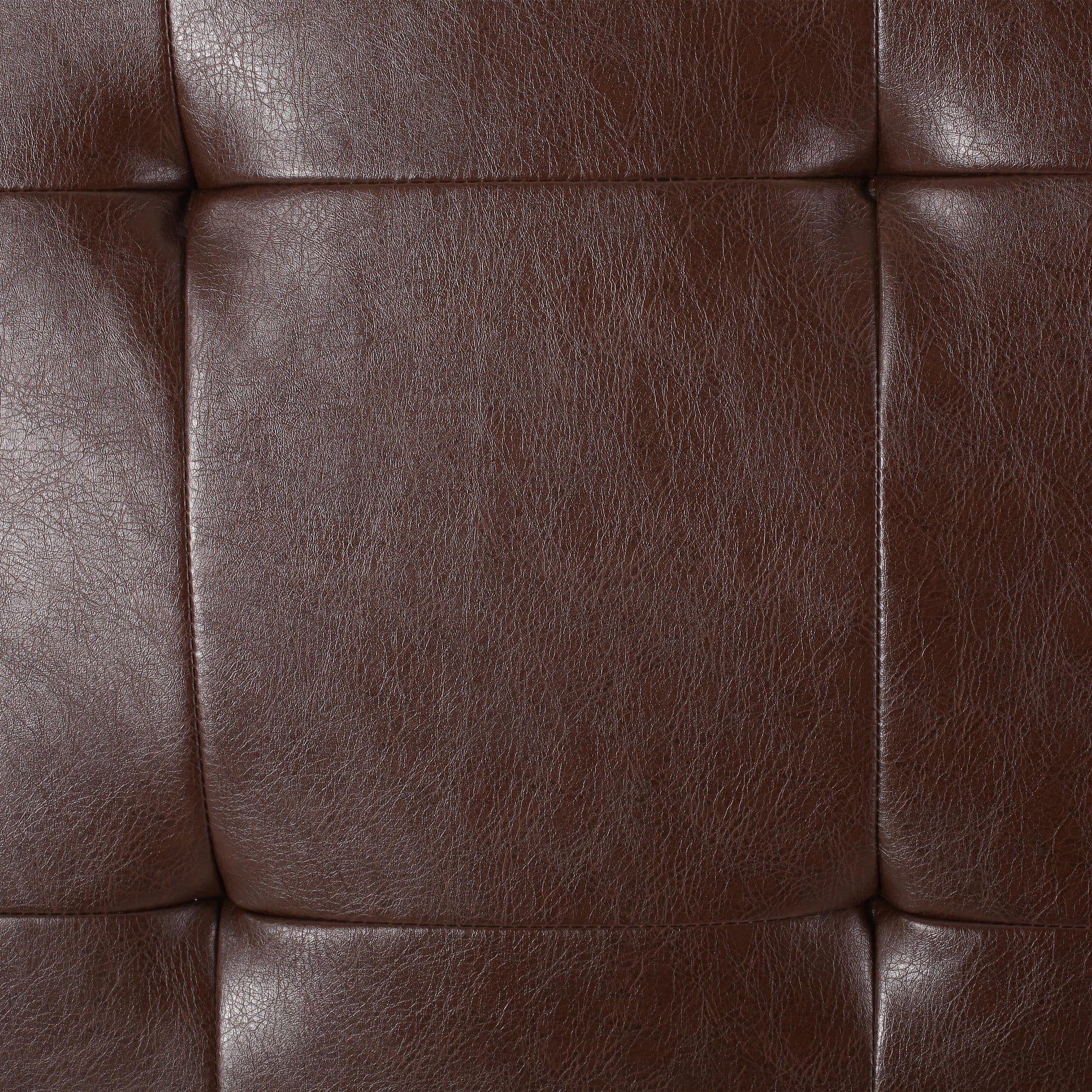 Minimal Dark Brown Chaise Lounge