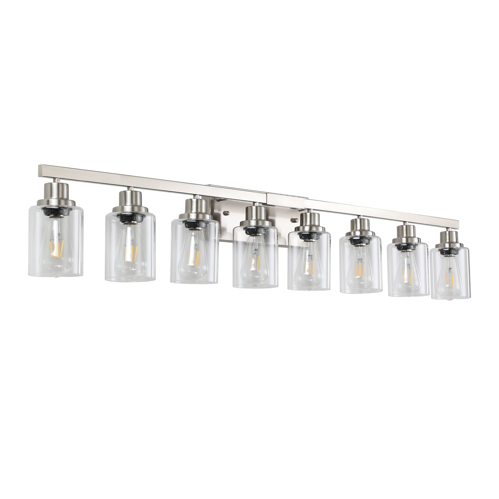 Aestin's Iron & Glass 8-Light Bathroom Vanity Light