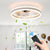 6 Speed Ceiling Fan with Dimmable LED Lights