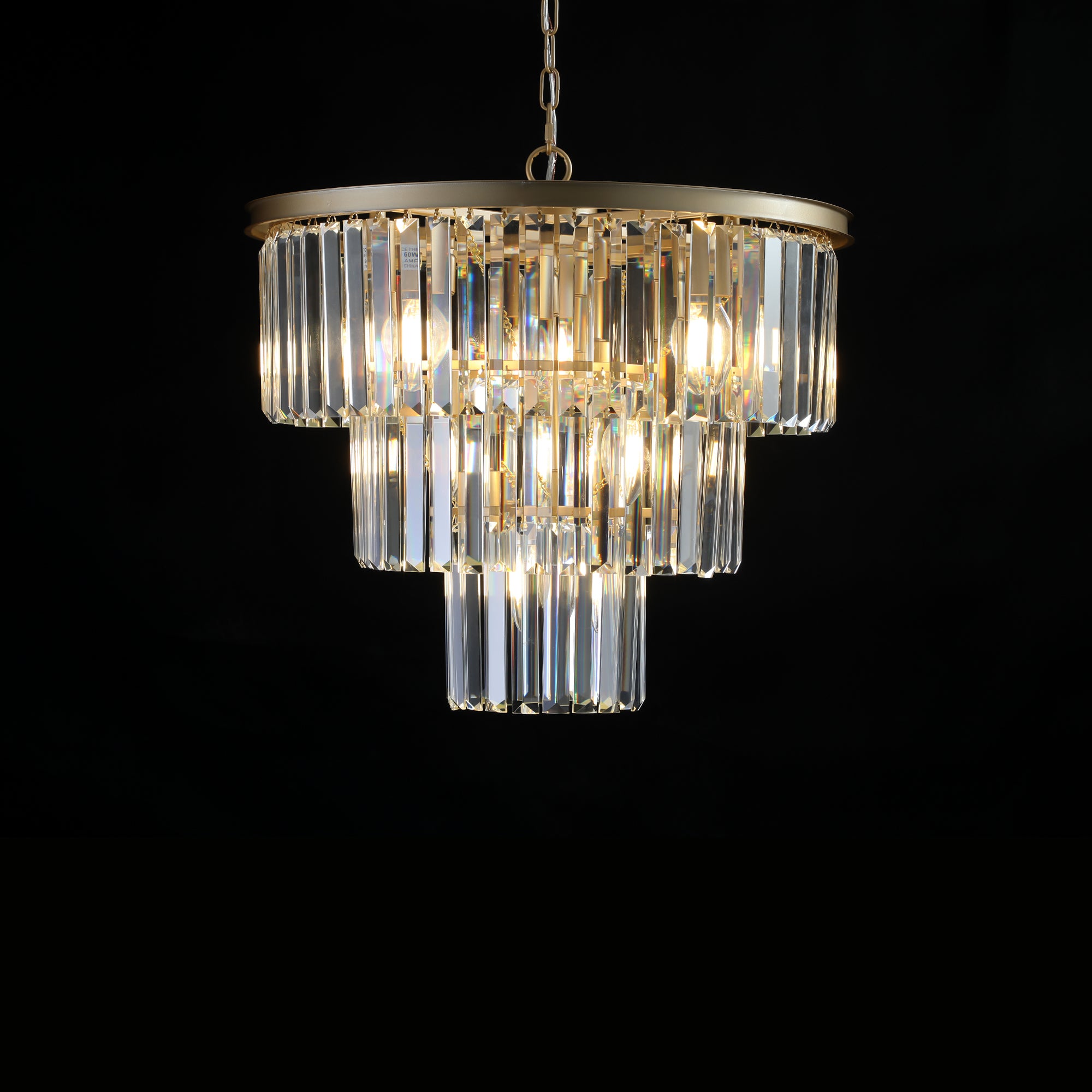 Premium Luxury Crystal Chandelier in Gold