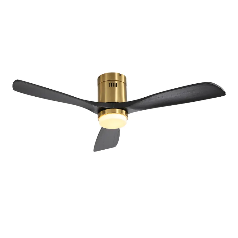 52&quot; Nordic Inspired Gold Ceiling Fan with Remote
