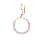 Load image into Gallery viewer, Baguette Crystal Adjustable Tennis Bracelets
