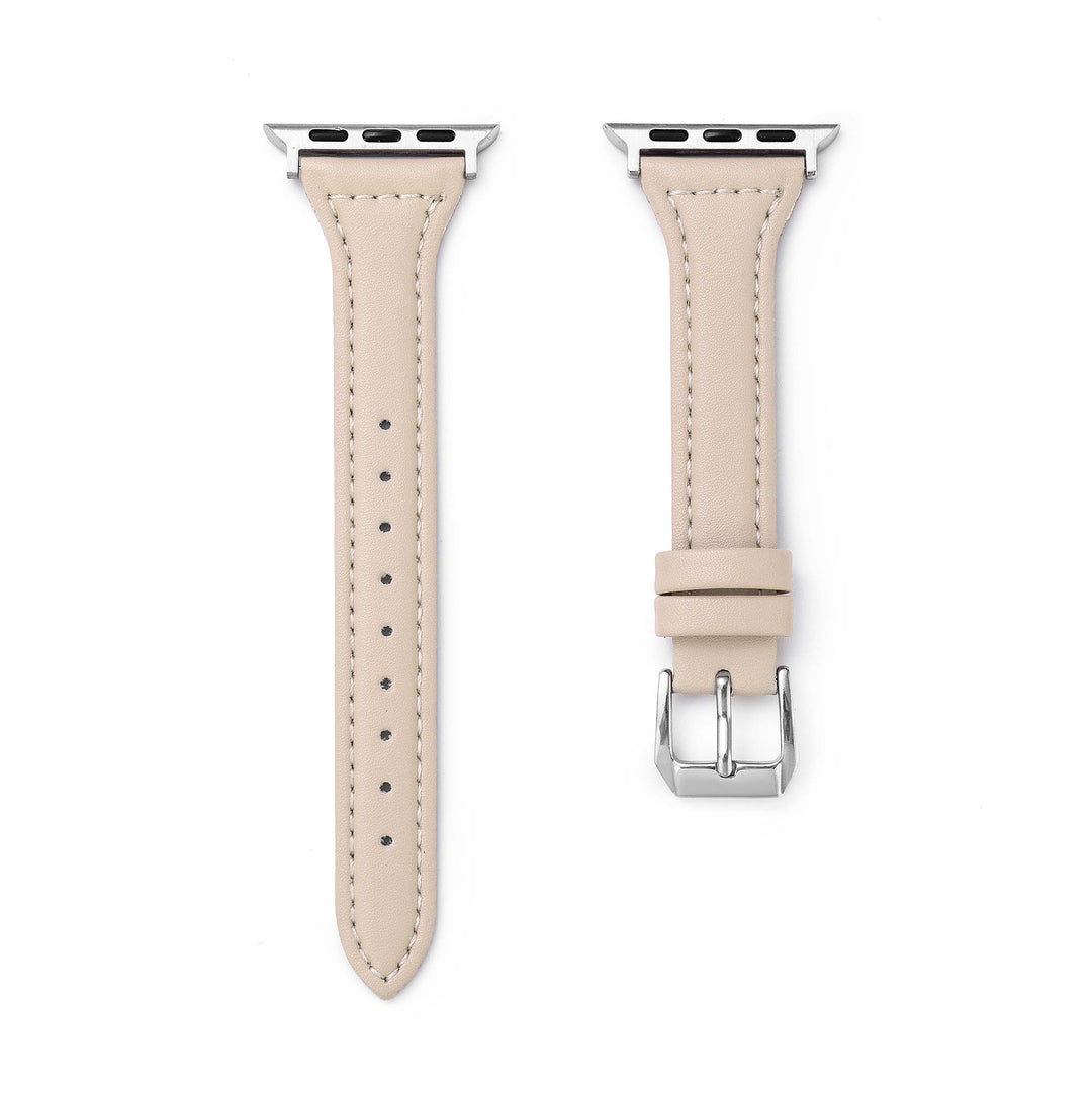 Bold Genuine Leather Minimalist Apple Watch Bands for Women