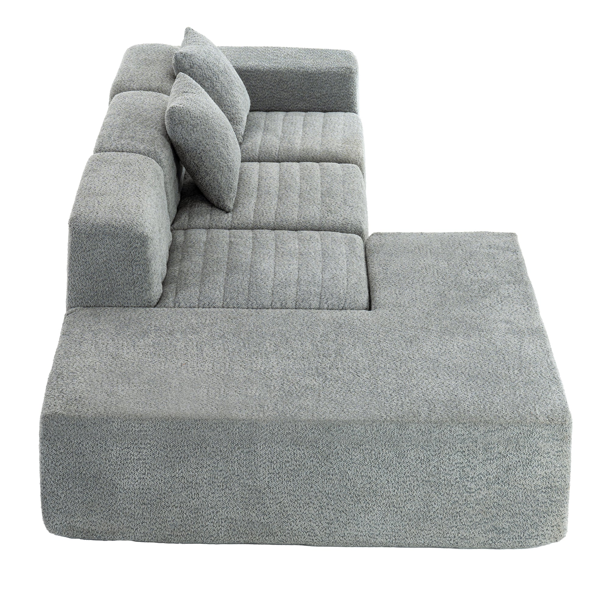 Chamonix Modular Sectional Sofa in Gray