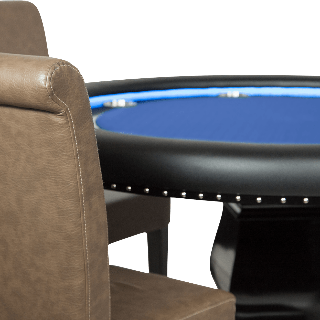 BBO Poker Table BBO Ginza LED Round Poker Table - 2BBO-ELTA