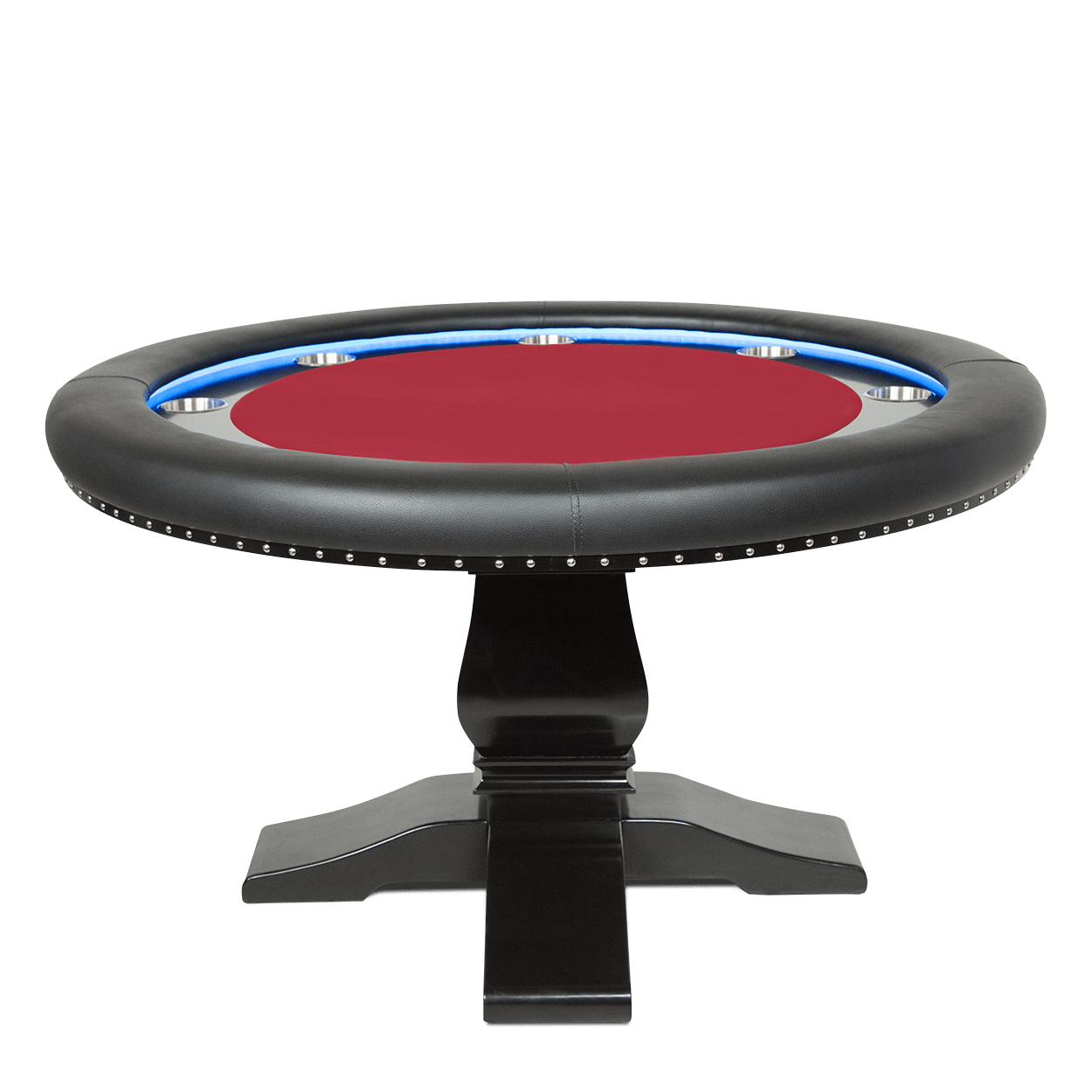 BBO Poker Table BBO Ginza LED Round Poker Table - 2BBO-ELTA