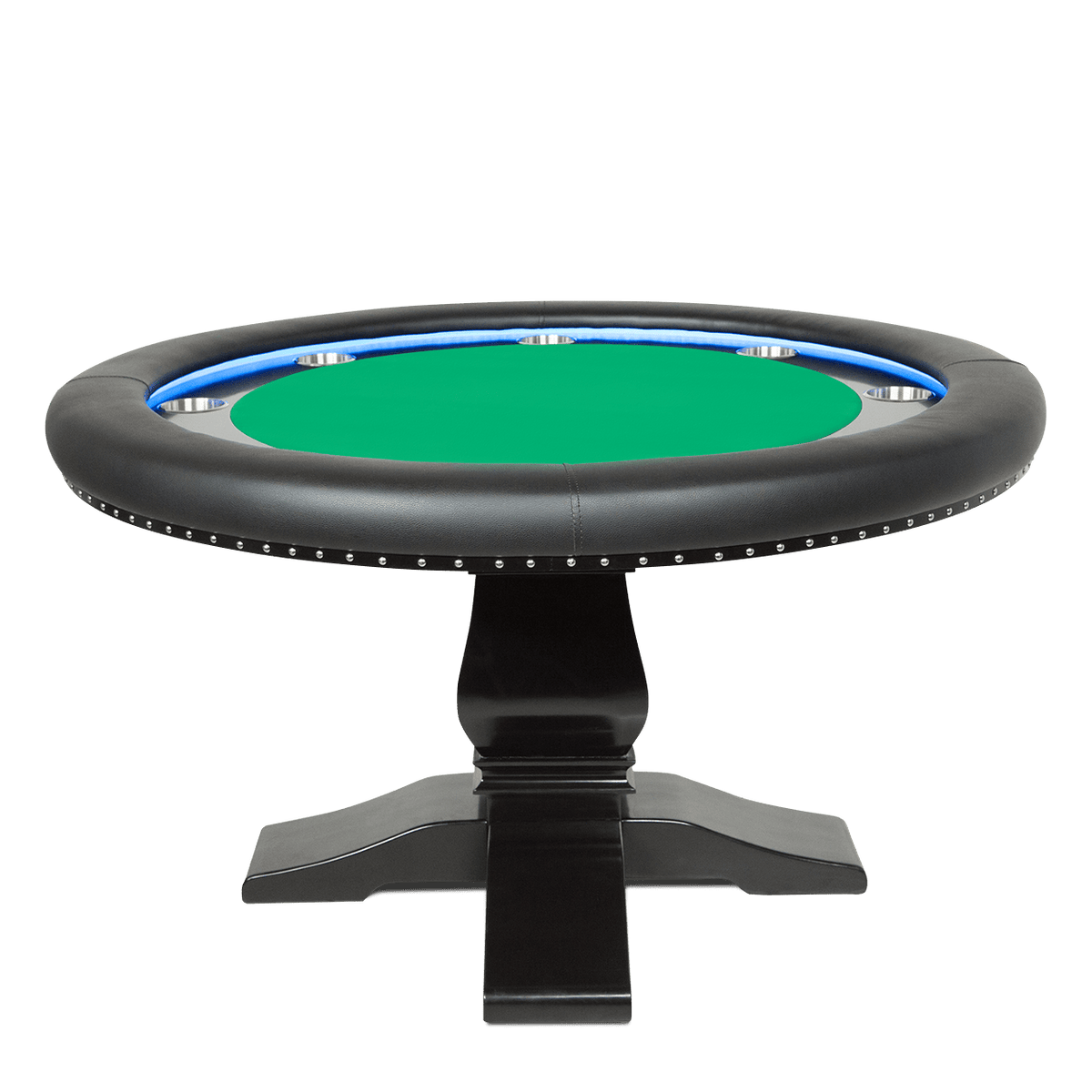 BBO Poker Table BBO Ginza LED Round Poker Table - 2BBO-ELTA