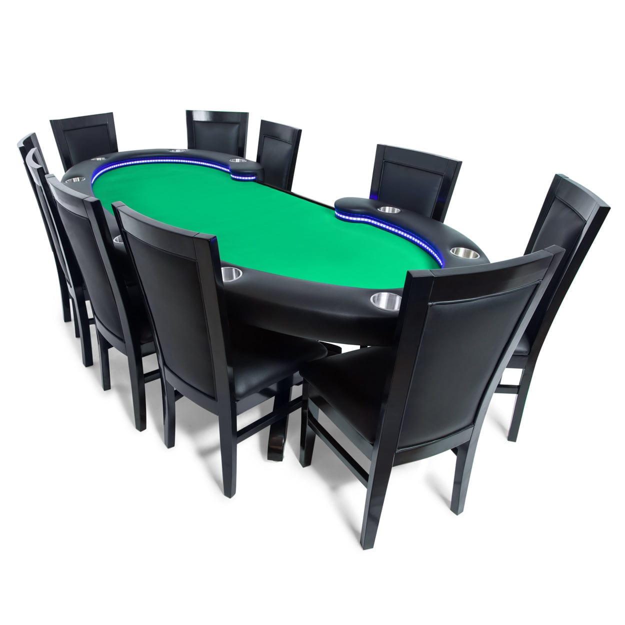 BBO Poker Table BBO Lumen HD LED Poker Table - 2BBO-LUM