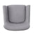 Comfortable & Stylish Club Chair Upholstered In Light Gray Fabric