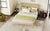 Premium Rubber Wood Queen Size Bed with Rattan Headboard