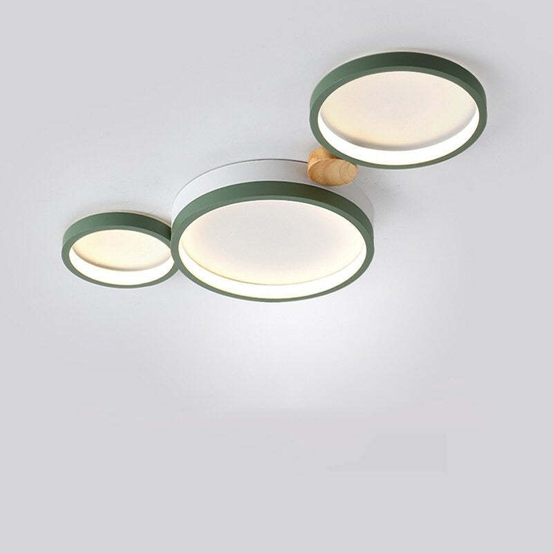 Contemporary Round Flush Mount Ceiling Light