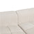 Accra 2-Seat Minimal Corduroy Sofa in Beige