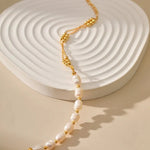 Load image into Gallery viewer, Boho Gold Accented Pearl Bracelets

