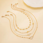Load image into Gallery viewer, Boho Spring Daisy Necklace Stack
