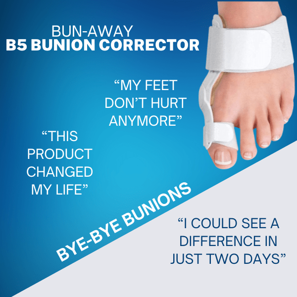 BUN-AWAY BunAway Metatarsal & Bunion Splint Corrector - B5
