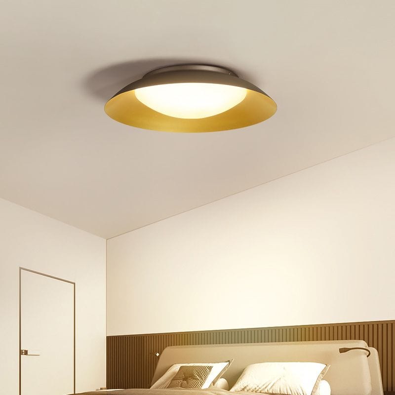 BY COELHO Flush Mount Ceiling Light Modern Brass Flush Mount Ceiling Light