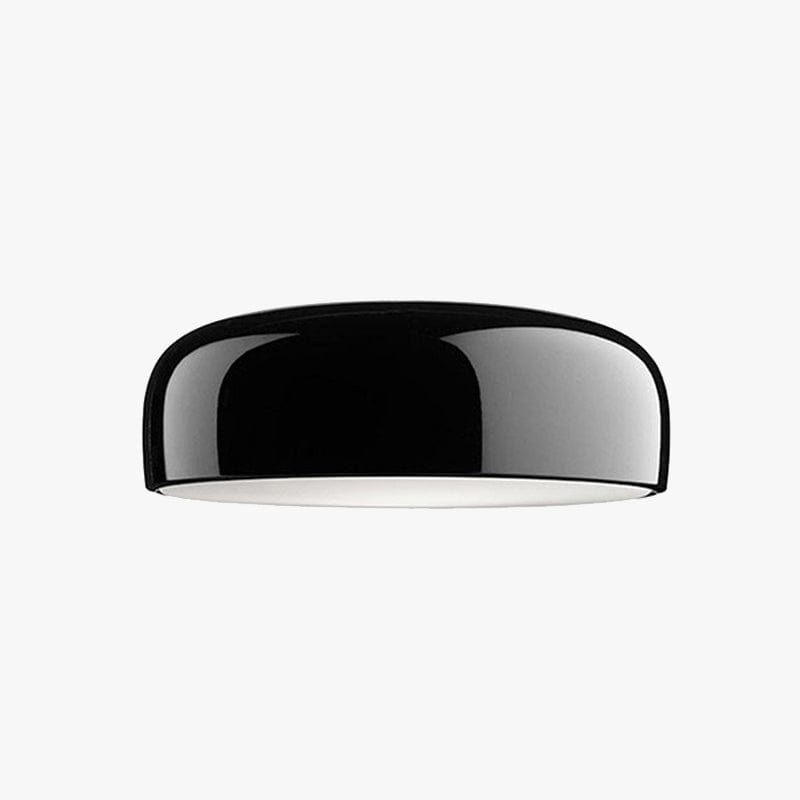 BY COELHO Flush Mount Ceiling Light 14&quot; / Black Modern Pendant Ceiling Light with Acrylic Shade