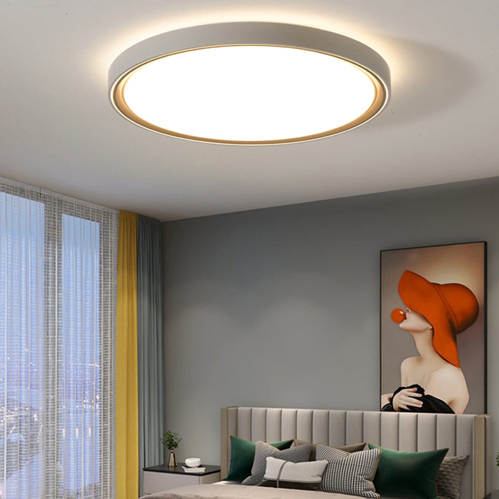 BY COELHO Flush Mount Ceiling Light Modern Minimalist Flush Mount Ceiling Light in Gold