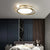 BY COELHO Flush Mount Ceiling Light Gold / Cold Light Modern Multi-Orbit Flush Mount Ceiling Light