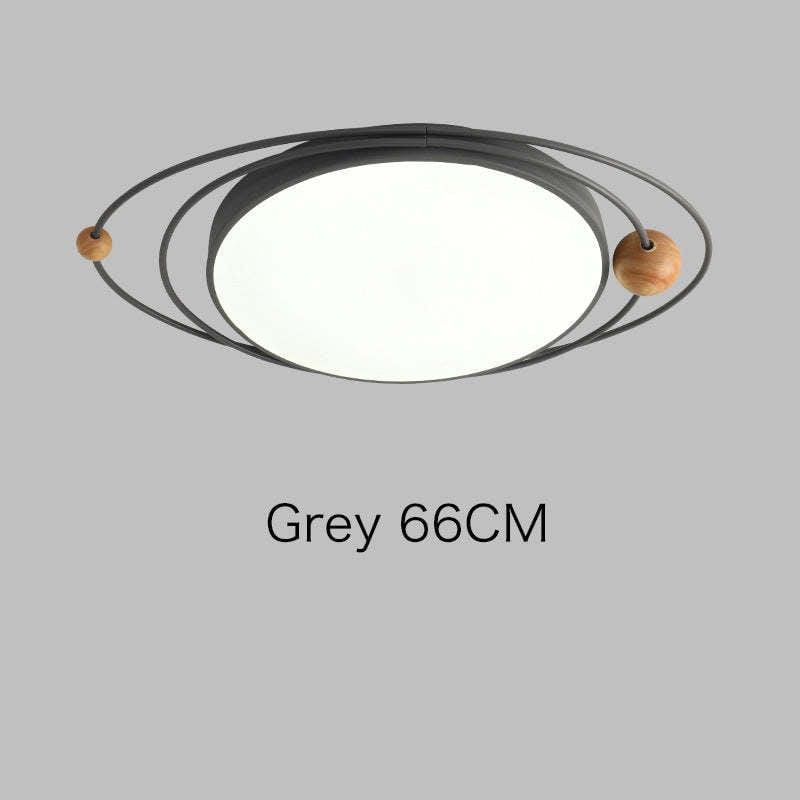 BY COELHO Flush Mount Ceiling Light Gray / 26" Modern Flush Mount Ceiling Light