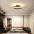 BY COELHO Flush Mount Ceiling Light Modern Flush Mount Ceiling Light - Black & White