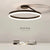 BY COELHO Flush Mount Ceiling Light Modern Flush Mount Ceiling Light - Black & White