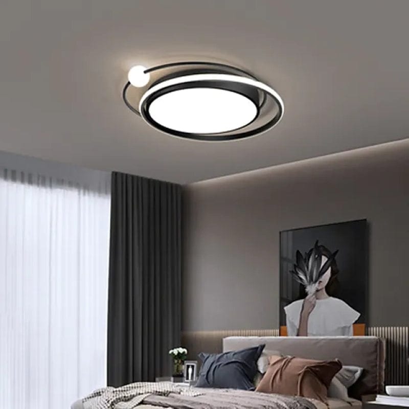 BY COELHO Flush Mount Ceiling Light Modern Multi-Orbit Flush Mount Ceiling Light