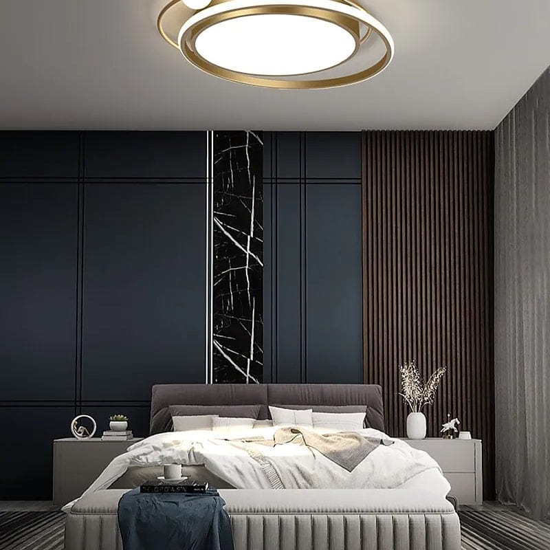 BY COELHO Flush Mount Ceiling Light Modern Multi-Orbit Flush Mount Ceiling Light