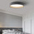 BY COELHO Flush Mount Ceiling Light Modern Round Flush Mount Ceiling Light in White, Grey, or Black