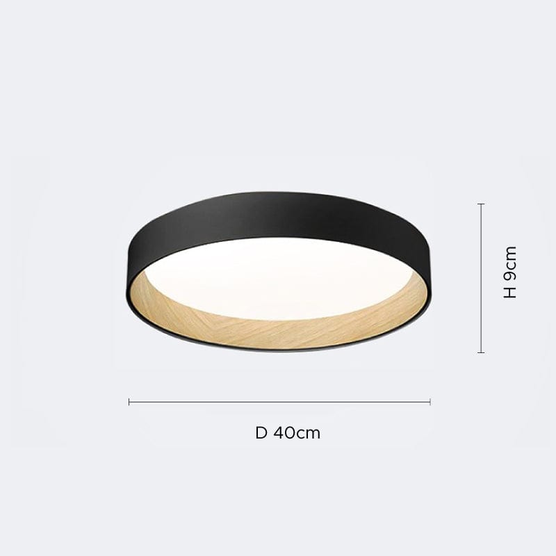 BY COELHO Flush Mount Ceiling Light Modern Round Flush Mount Ceiling Light in White, Grey, or Black