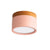 BY COELHO Flush Mount Ceiling Light Pink / 5W / Warm White Modern Flush Mount Ceiling Light with Adjustable Colour Temperature