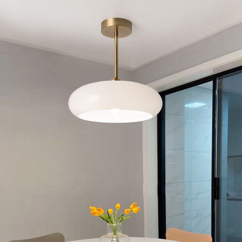 BY COELHO Flush Mount Ceiling Light Semi-Flush Mount / Orange Modern Round Flush Mount Ceiling Light