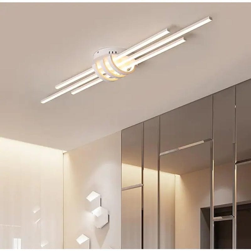 BY COELHO Flush Mount Ceiling Light White / Warm White Modern Dimmable LED Ceiling Light for Living Spaces