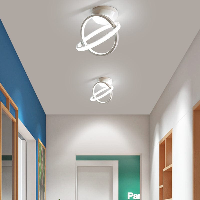 BY COELHO Flush Mount Ceiling Light White / White Modern Flush Mount LED Ceiling Light for Corridors