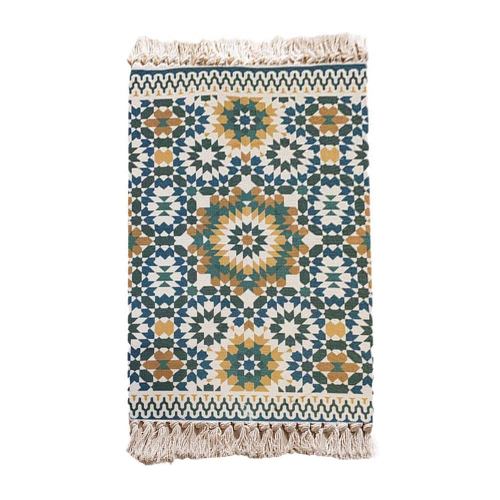 BY COELHO Scrim Rugs Handwoven Cotton and Linen Area Rug