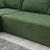 Addis 4-Seat Modular Convertible Sofa in Green