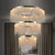 23.6-Inch Luxury Modern Crystal Pendant Chandelier