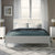 Stylish Solid Wood White Full Platform Bed