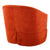 360-degree Swivel Accent  Armchair Linen Blend Orange