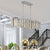 Modern Oval Crystal Ceiling Chandelier