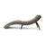 Elegant Gray Altay Velvet Chaise Lounge