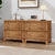 Hazel 3-Drawer Side Table Set of Two for Living Room In Natural