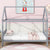 Light Gray Twin House Bed with Headboard and Footboard