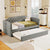 Traditional Twin Upholstered Daybed with Trundle