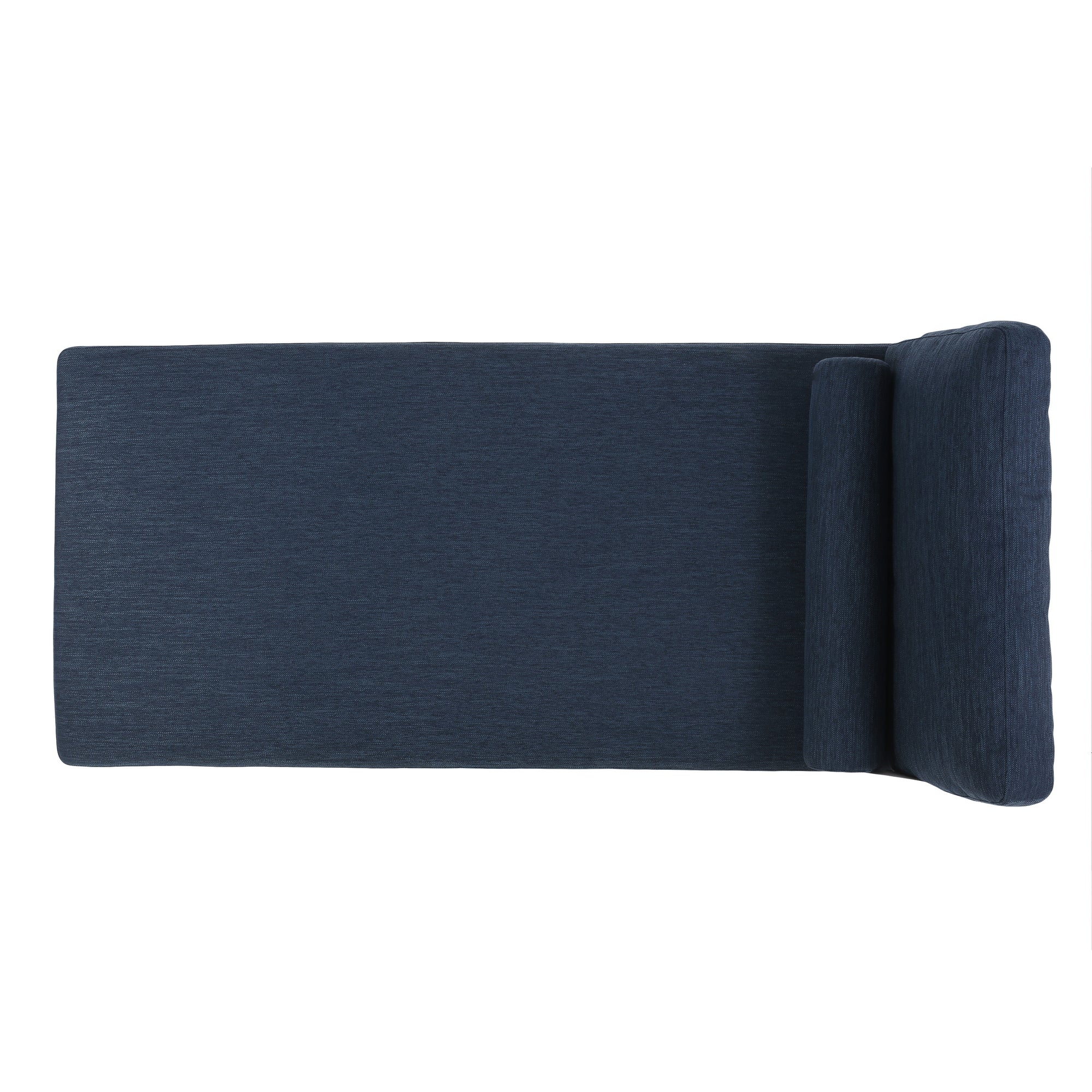 Minimal Navy Blue Chaise Lounge