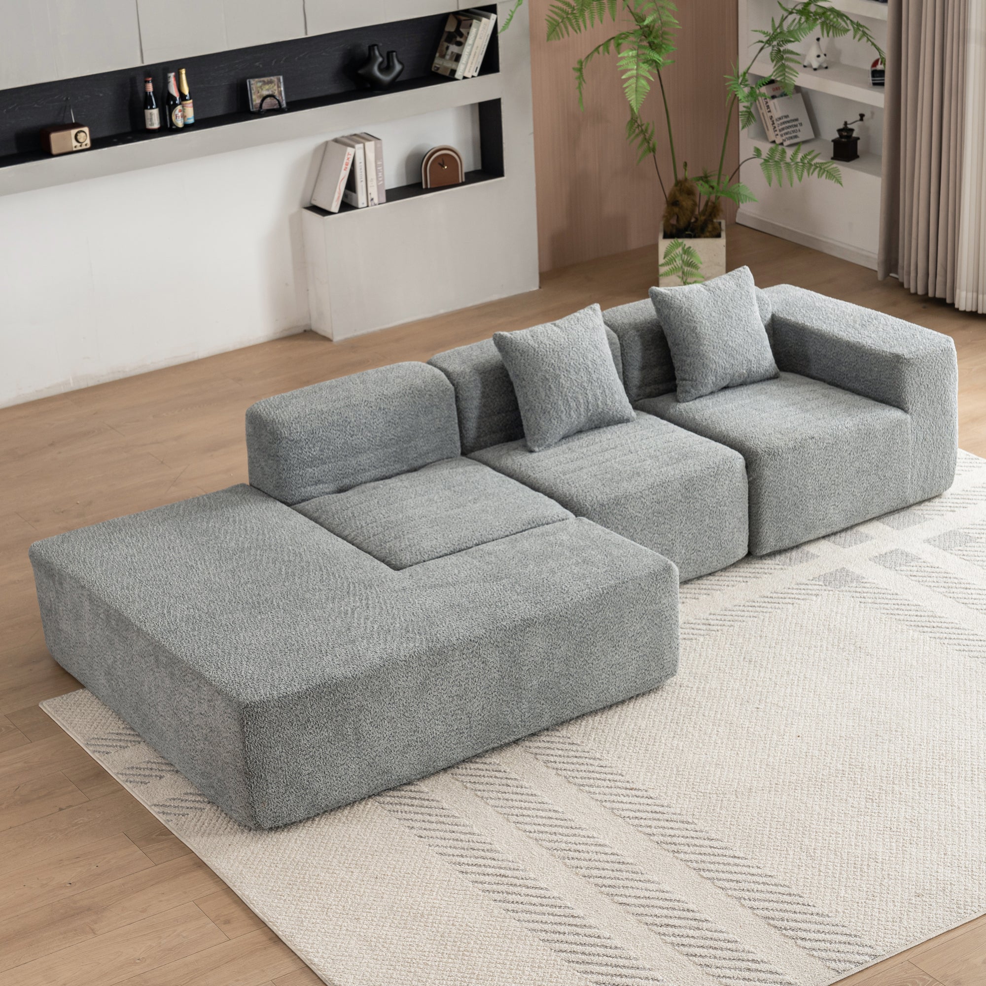 Chamonix Modular Sectional Sofa in Gray