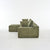 Dakar 4-Seat Minimalist Modular Sofa in Green