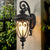 Black Vintage Classic Outdoor Wall Lantern