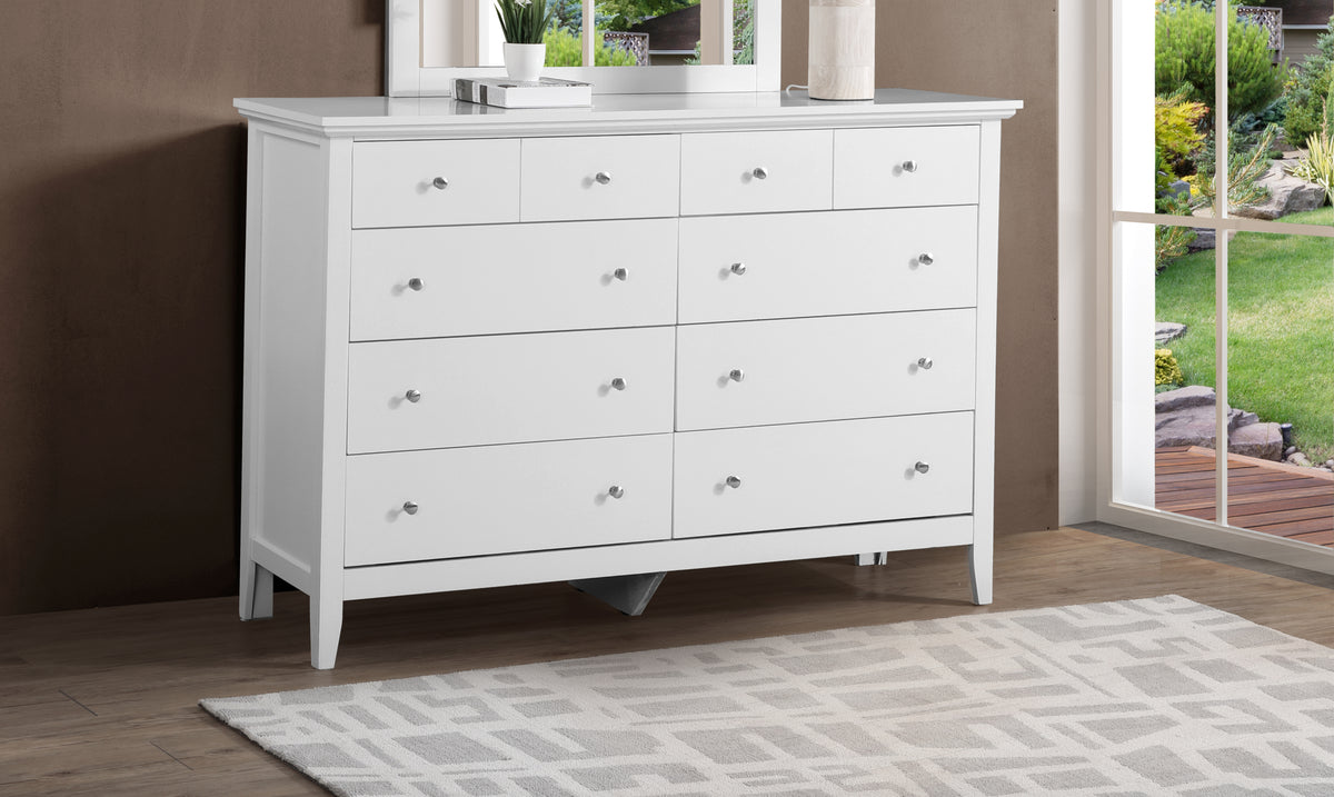 Dresser With Dovetail Drawers In White